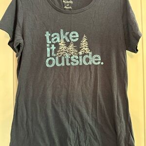 Columbia Dark Gray Logo Tee